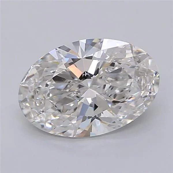 2.00ct Oval Lab Grown Diamond (Colour G, Clarity VVS2, IGI Certified)