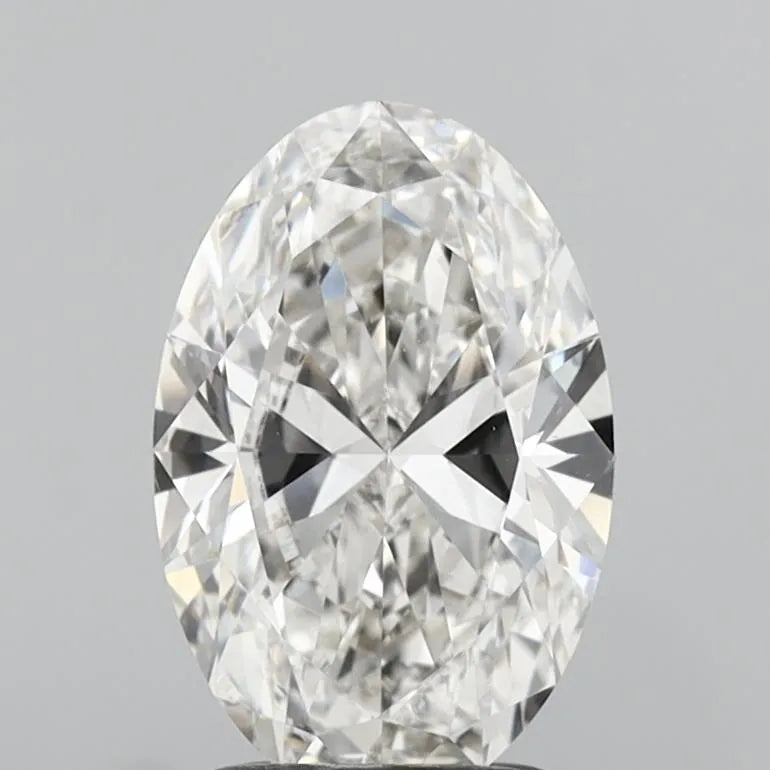 2.00ct Oval Lab Grown Diamond (Colour G, Clarity VVS2, IGI Certified)