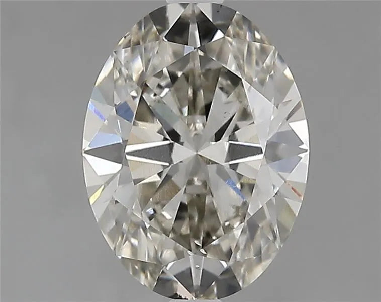 2.00ct Oval Lab Grown Diamond (Colour K, Clarity SI1, IGI Certified)