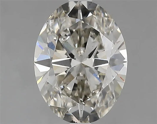 2.00ct Oval Lab Grown Diamond (Colour K, Clarity SI1, IGI Certified)