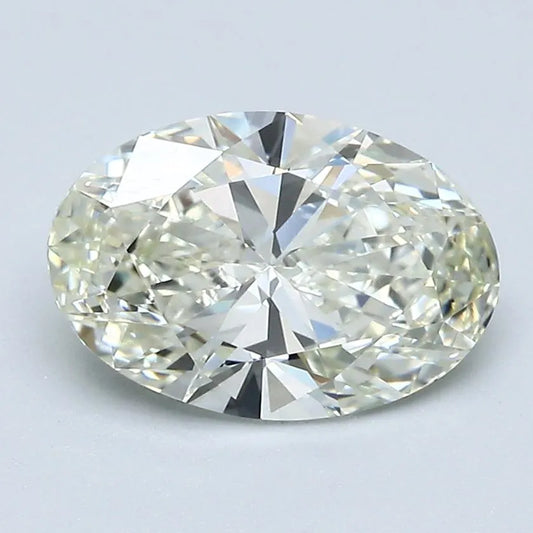 2.00ct Oval Natural Diamond (Colour K, Clarity VS2, GIA Certified)