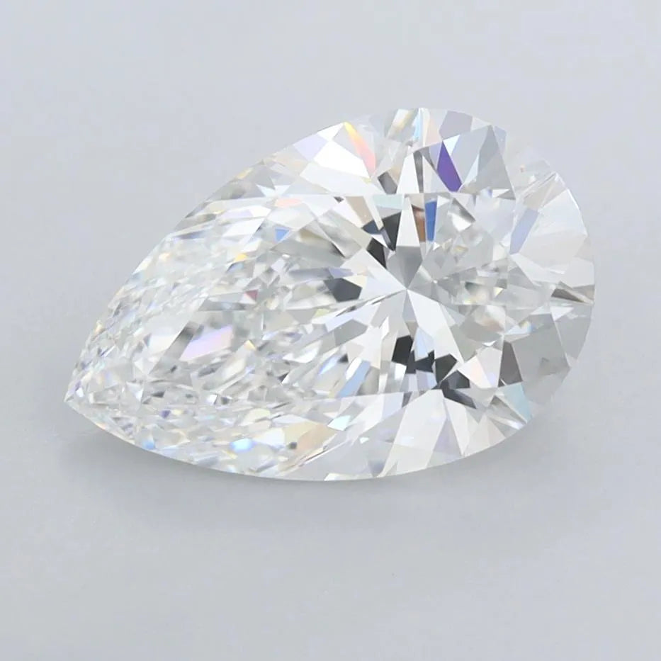 2.00ct Pear Lab Grown Diamond (Colour D, Clarity FL, IGI Certified)