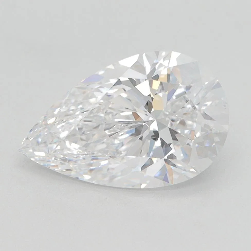 2.00ct Pear Lab Grown Diamond (Colour D, Clarity IF, IGI Certified)