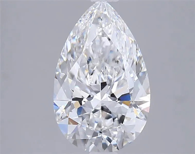 2.00ct Pear Lab Grown Diamond (Colour D, Clarity VS2, IGI Certified)