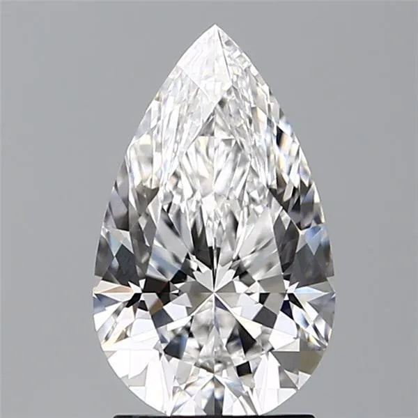 2.00ct Pear Lab Grown Diamond (Colour D, Clarity VVS1, IGI Certified)