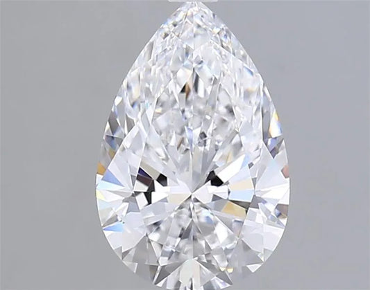 2.00ct Pear Lab Grown Diamond (Colour D, Clarity VVS2, IGI Certified)