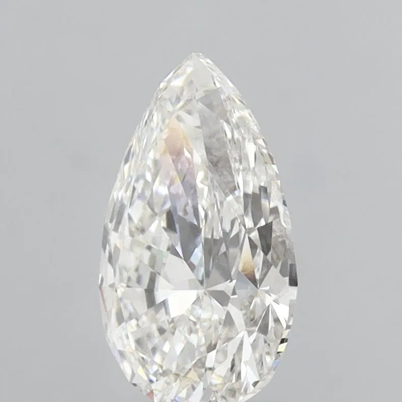 2.00ct Pear Lab Grown Diamond (Colour F, Clarity VVS2, IGI Certified)