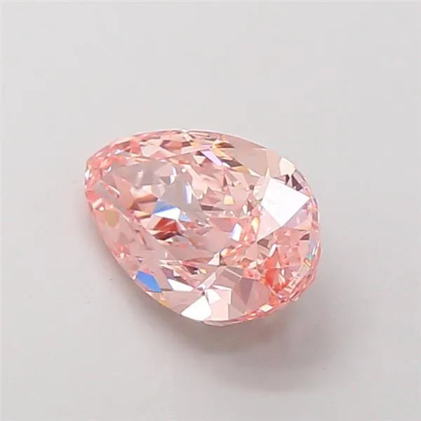 2.00ct Pear Lab Grown Diamond (Colour Fancy Intense Pink, Clarity VS1, IGI Certified)