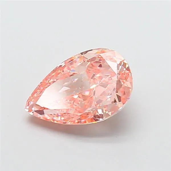 2.00ct Pear Lab Grown Diamond (Colour Fancy Intense Pink, Clarity VS1, IGI Certified)