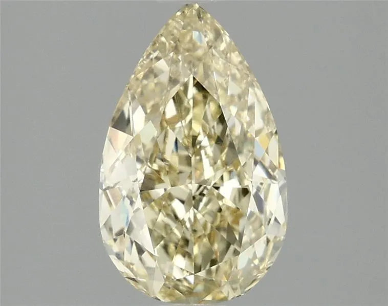 2.00ct Pear Lab Grown Diamond (Colour Fancy Intense Yellow, Clarity VVS2, IGI Certified)