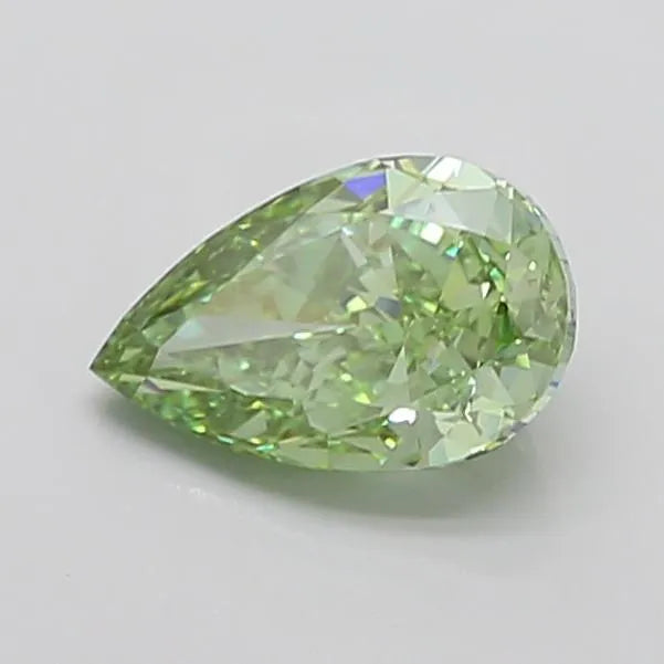 2.00ct Pear Lab Grown Diamond (Colour Fancy Vivid Green, Clarity VS1, IGI Certified)