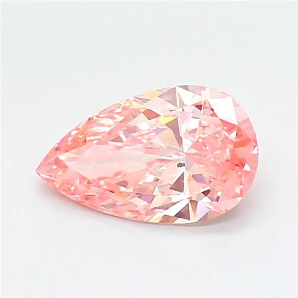 2.00ct Pear Lab Grown Diamond (Colour Fancy Vivid Pink, Clarity SI1, IGI Certified)