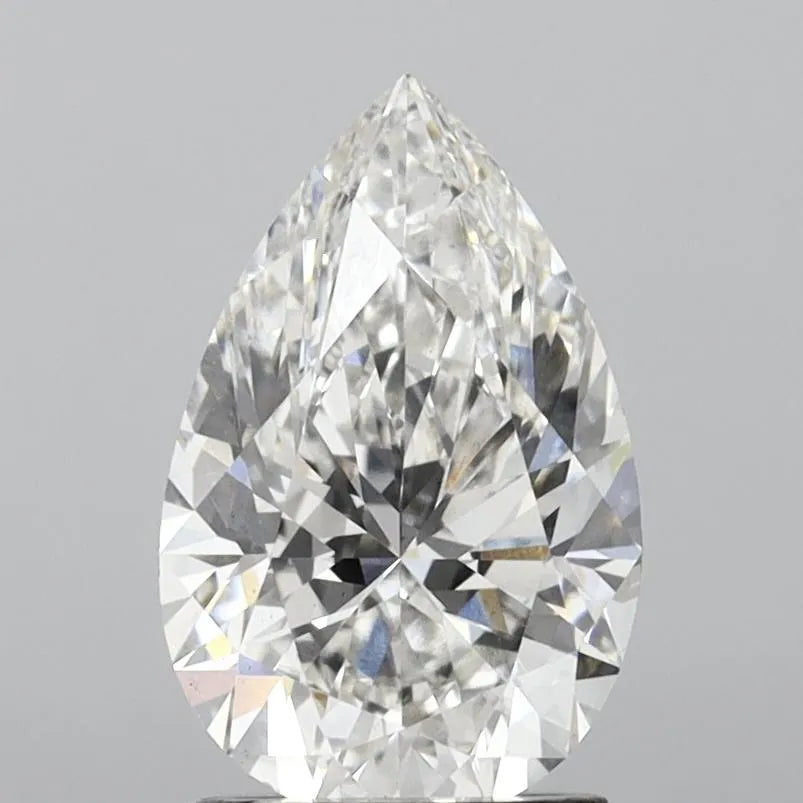 2.00ct Pear Lab Grown Diamond (Colour G, Clarity VS1, IGI Certified)