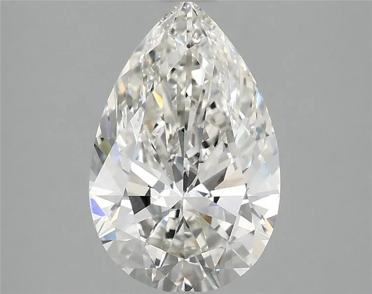 2.00ct Pear Lab Grown Diamond (Colour G, Clarity VVS2, IGI Certified)