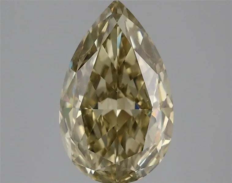 2.00ct Pear Natural Diamond (Colour Fancy Yellow, Clarity VS2, GIA Certified)