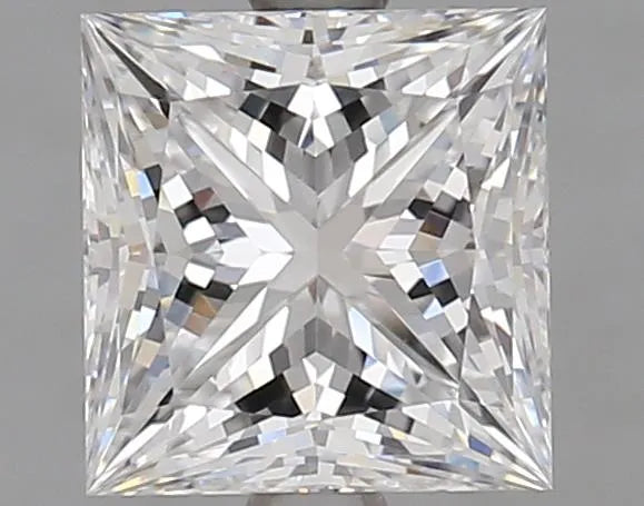 2.00ct Princess Lab Grown Diamond (Colour D, Clarity FL, Cut EX, IGI Certified)