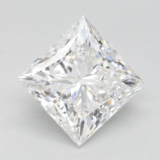 2.00ct Princess Lab Grown Diamond (Colour D, Clarity FL, IGI Certified)