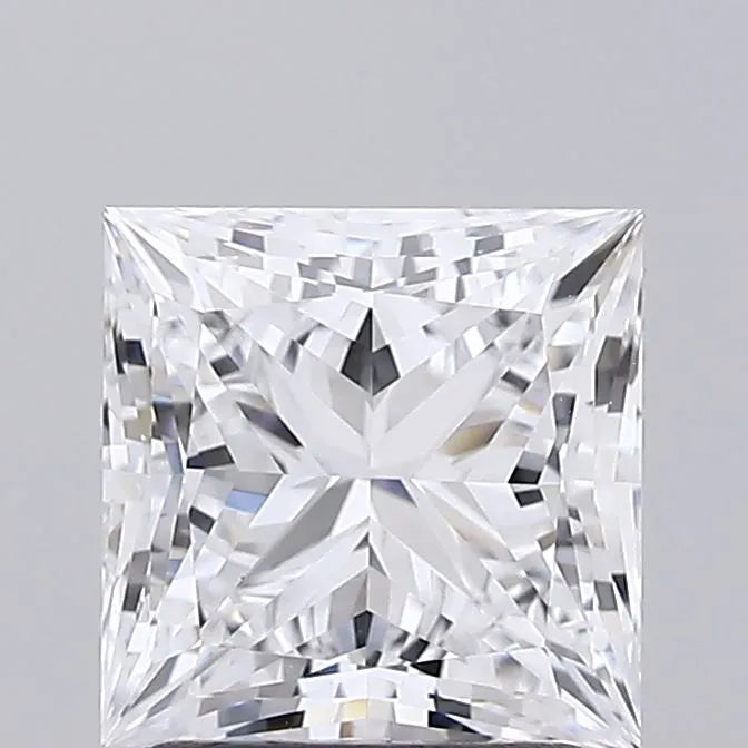 2.00ct Princess Lab Grown Diamond (Colour D, Clarity IF, IGI Certified)