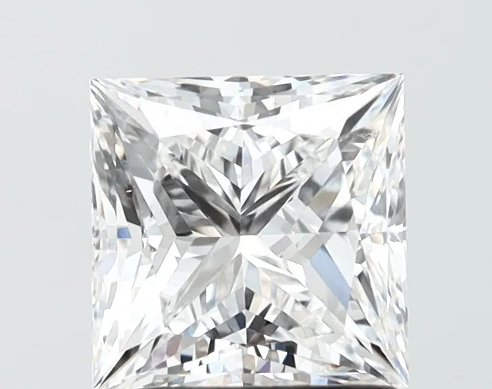 2.00ct Princess Lab Grown Diamond (Colour D, Clarity VS1, IGI Certified)