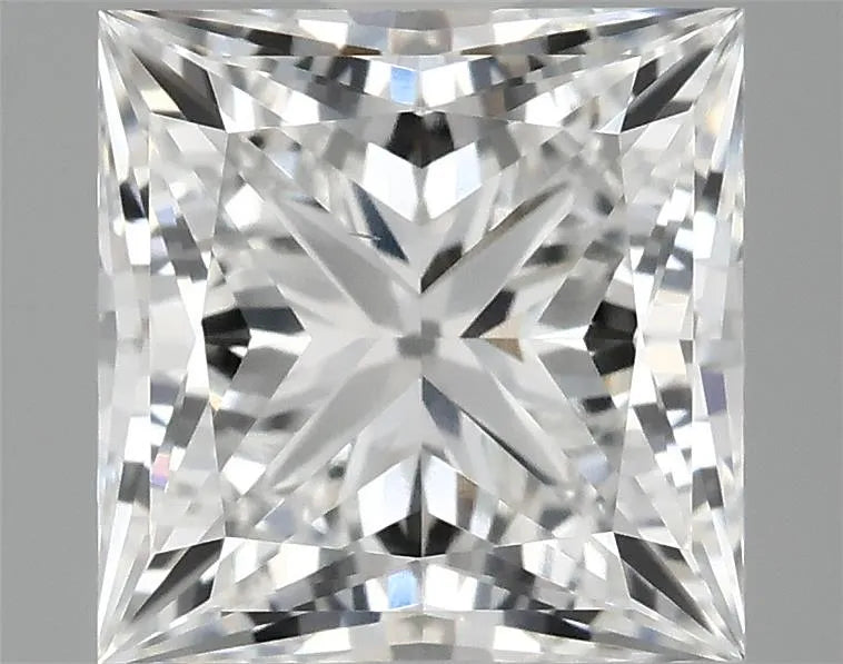2.00ct Princess Lab Grown Diamond (Colour D, Clarity VS2, IGI Certified)