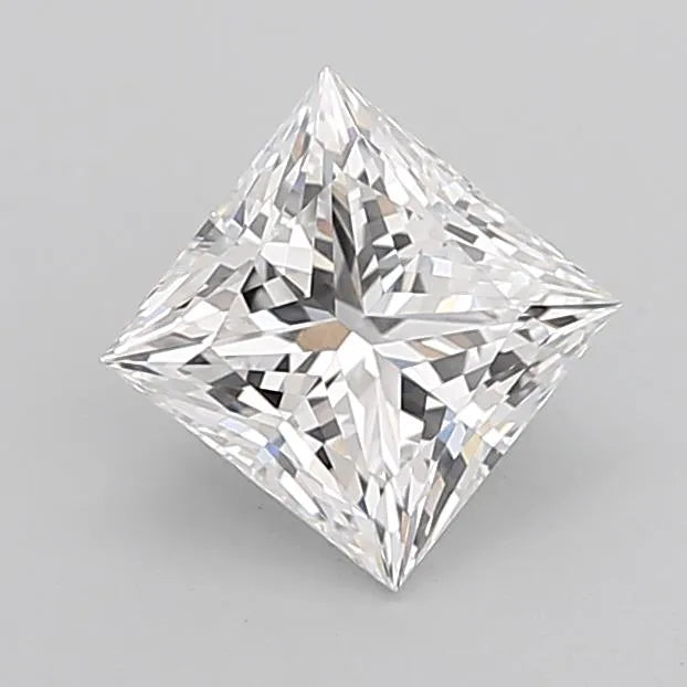 2.00ct Princess Lab Grown Diamond (Colour D, Clarity VVS2, IGI Certified)