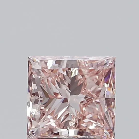 2.00ct Princess Lab Grown Diamond (Colour Fancy Intense Pink, Clarity VVS2, IGI Certified)