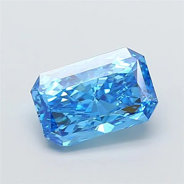 2.00ct Radiant Lab Grown Diamond (Colour Fancy Vivid Blue, Clarity VS2, IGI Certified)