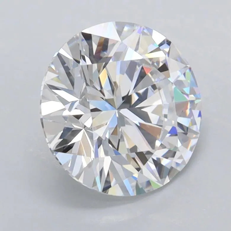 2.00ct Round Lab Grown Diamond (Colour D, Clarity FL, Cut ID, IGI Certified)