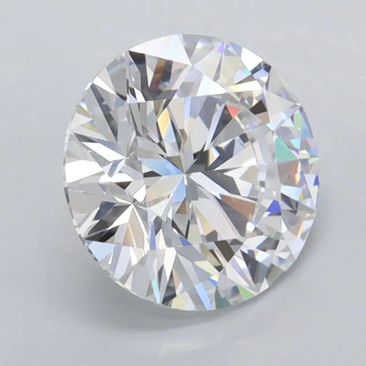 2.00ct Round Lab Grown Diamond (Colour D, Clarity FL, Cut ID, IGI Certified)