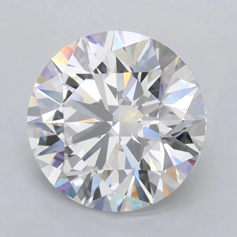 2.00ct Round Lab Grown Diamond (Colour D, Clarity FL, Cut ID, IGI Certified)