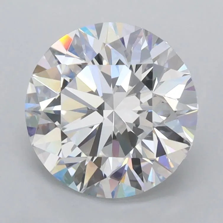 2.00ct Round Lab Grown Diamond (Colour D, Clarity FL, Cut ID, IGI Certified)