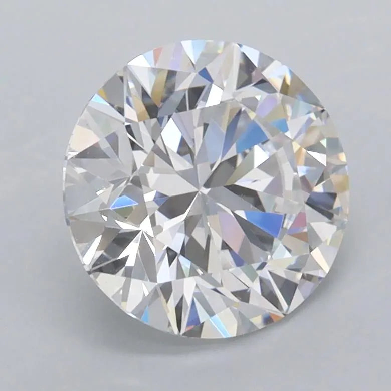 2.00ct Round Lab Grown Diamond (Colour D, Clarity FL, Cut ID, IGI Certified)