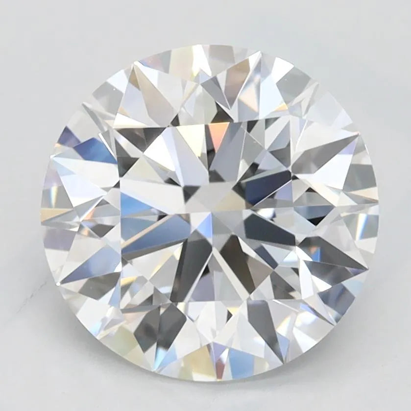2.00ct Round Lab Grown Diamond (Colour D, Clarity IF, Cut EX, GIA Certified)