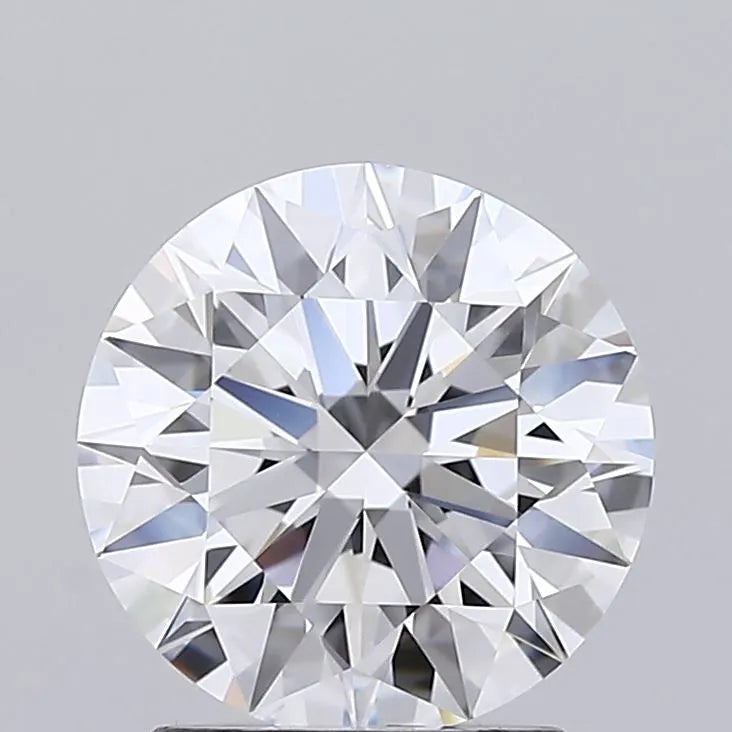 2.00ct Round Lab Grown Diamond (Colour D, Clarity IF, Cut ID, IGI Certified)
