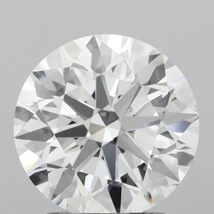 2.00ct Round Lab Grown Diamond (Colour D, Clarity IF, Cut ID, IGI Certified)