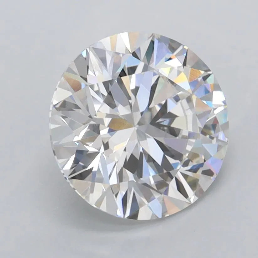 2.00ct Round Lab Grown Diamond (Colour D, Clarity VVS2, Cut ID, IGI Certified)