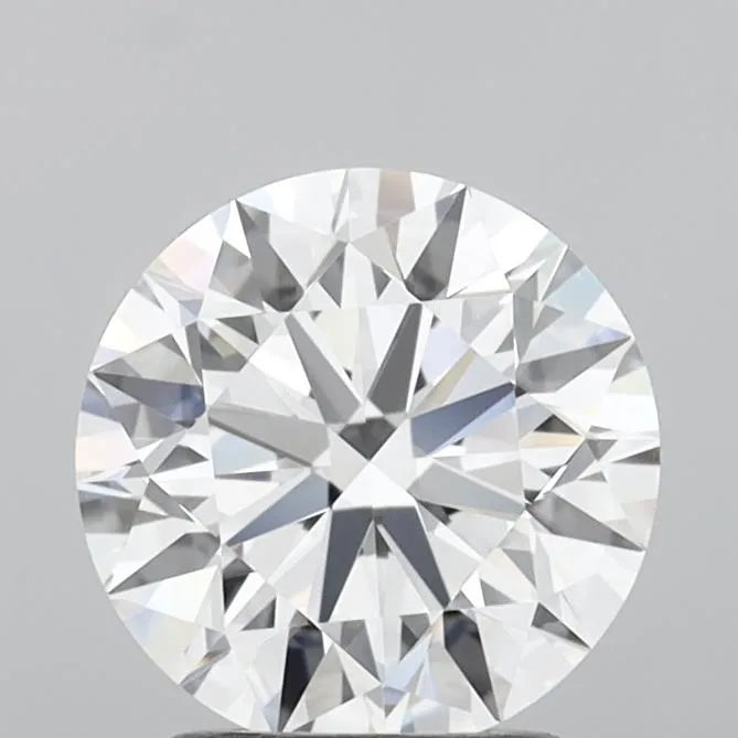 2.00ct Round Lab Grown Diamond (Colour D, Clarity VVS2, Cut ID, IGI Certified)