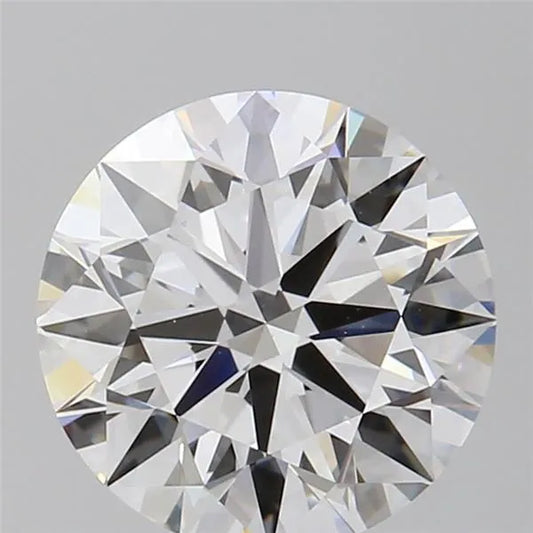 2.00ct Round Lab Grown Diamond (Colour D, Clarity VVS2, Cut ID, IGI Certified)