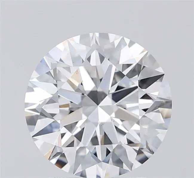 2.00ct Round Lab Grown Diamond (Colour E, Clarity VS1, Cut EX, IGI Certified)