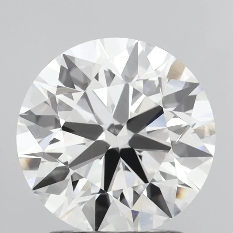 2.00ct Round Lab Grown Diamond (Colour E, Clarity VVS2, Cut ID, IGI Certified)
