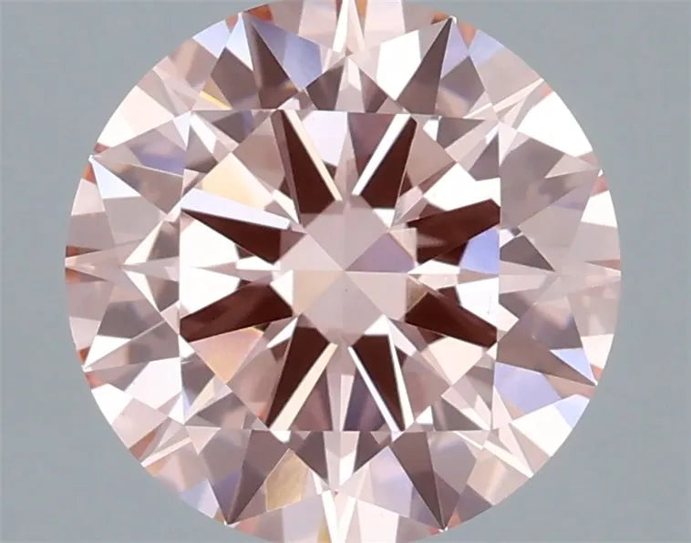 2.00ct Round Lab Grown Diamond (Colour Fancy Intense Pink, Clarity VS1, Cut EX, IGI Certified)