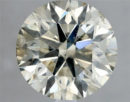 2.00ct Round Natural Diamond (Colour L, Clarity SI2, Cut EX, IGI Certified)