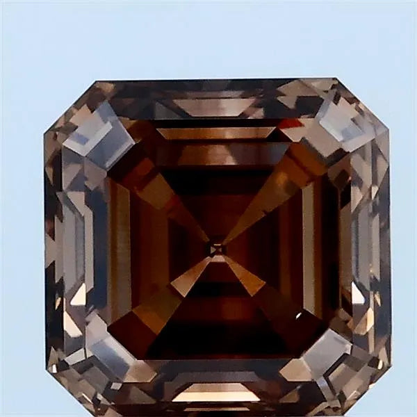 2.01ct Asscher Lab Grown Diamond (Colour Fancy Brown, Clarity VS2, IGI Certified)