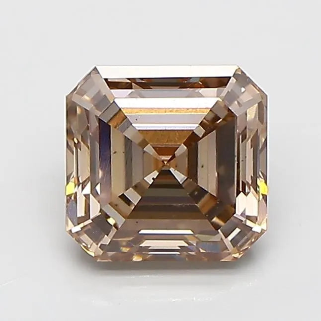 2.01ct Asscher Lab Grown Diamond (Colour Fancy Brown, Clarity VS2, IGI Certified)