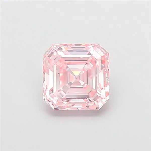 2.01ct Asscher Lab Grown Diamond (Colour Fancy Intense Pink, Clarity VS1, IGI Certified)