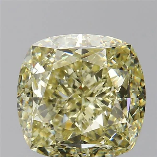 2.01ct Cushion brilliant Natural Diamond (Colour Fancy Light Yellow, Clarity VS1, GIA Certified)