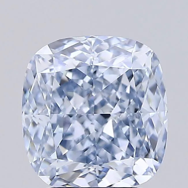 2.01ct Cushion modified Lab Grown Diamond (Colour Fancy Blue, Clarity VVS2, IGI Certified)