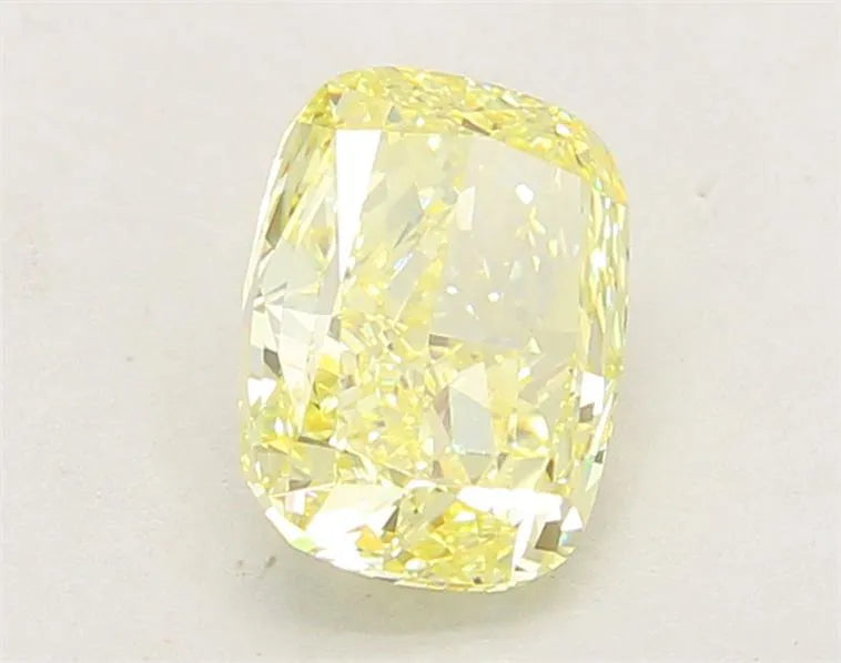 2.01ct Cushion modified Lab Grown Diamond (Colour Fancy Intense Yellow, Clarity VS1, IGI Certified)