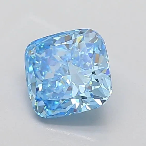 2.01ct Cushion modified Lab Grown Diamond (Colour Fancy Vivid Blue, Clarity VS1, IGI Certified)