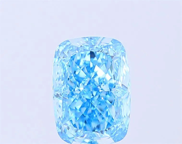 2.01ct Cushion modified Lab Grown Diamond (Colour Fancy Vivid Blue, Clarity VVS2, IGI Certified)